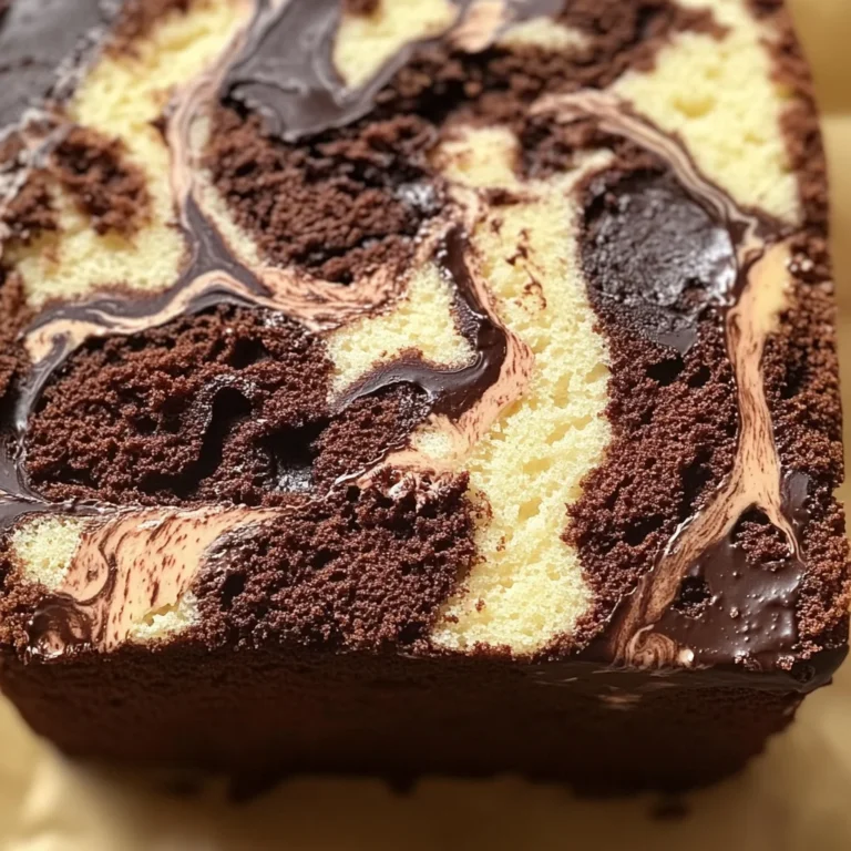 Cake Marbré Ultra Moelleux au Chocolat