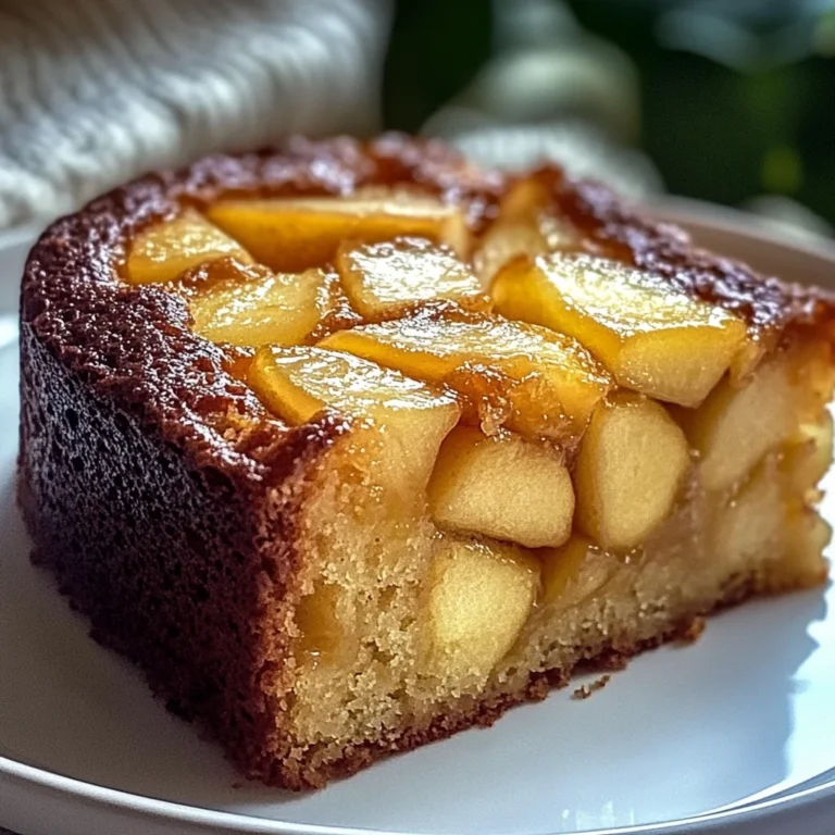 Cake aux pommes fondantes