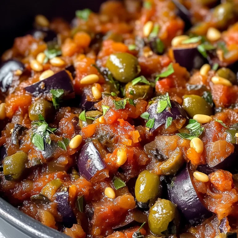 Caponata sicilienne authentique