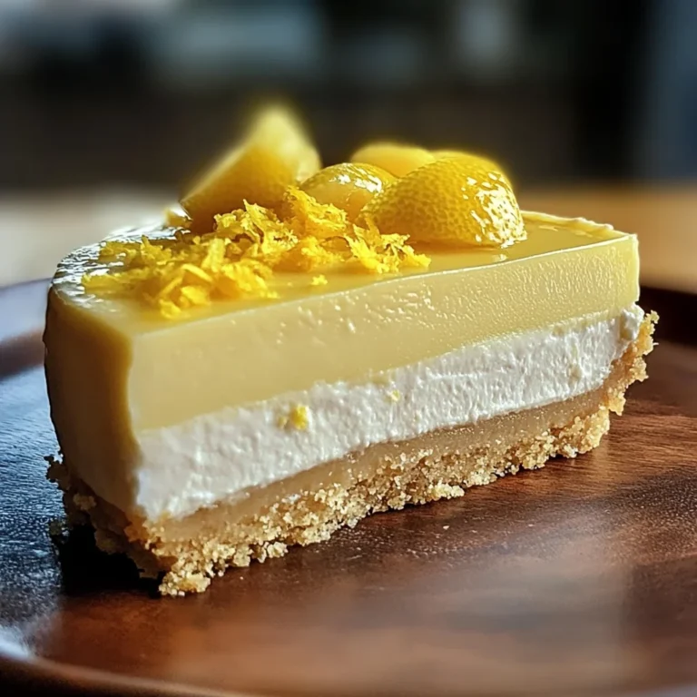 Cheesecake Citron Sans Cuisson
