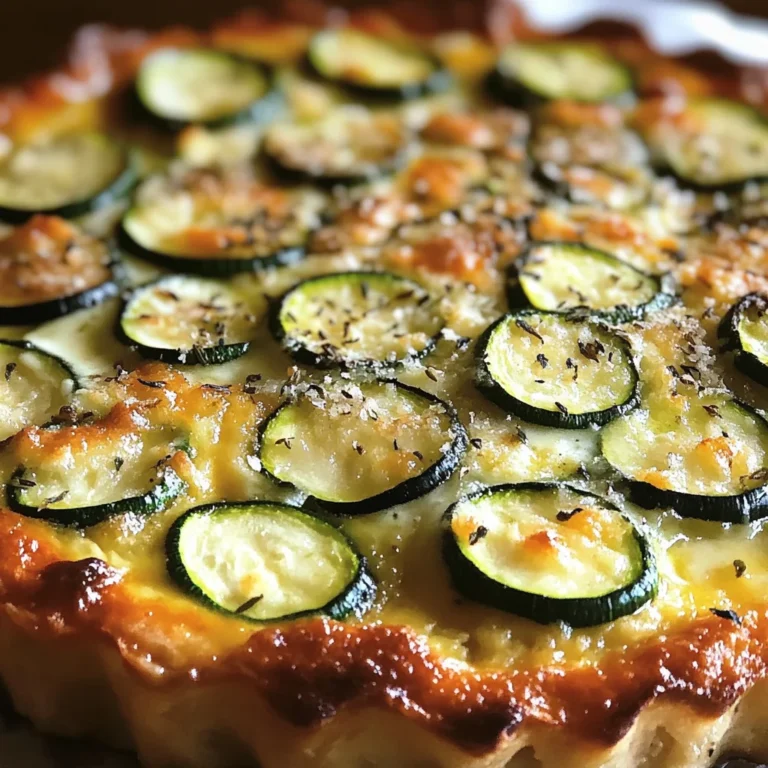 Clafoutis de courgettes au parmesan