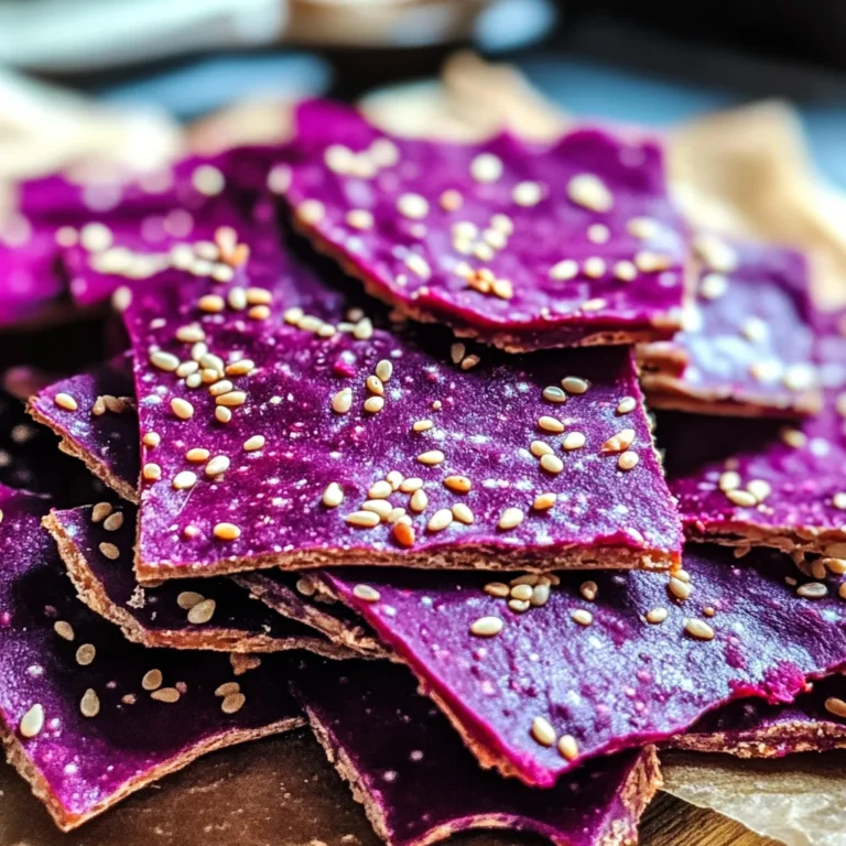 Crackers croustillants betterave et sésame