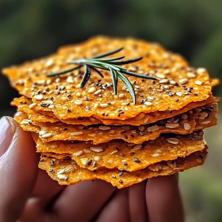 Crackers de patate douce, romarin et avoine