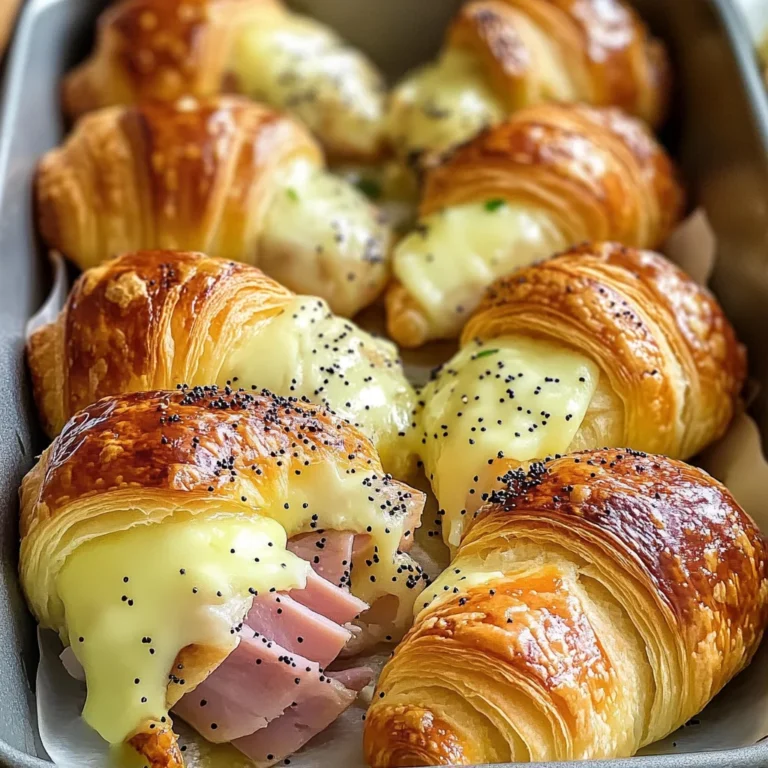 Croissants gourmands faciles