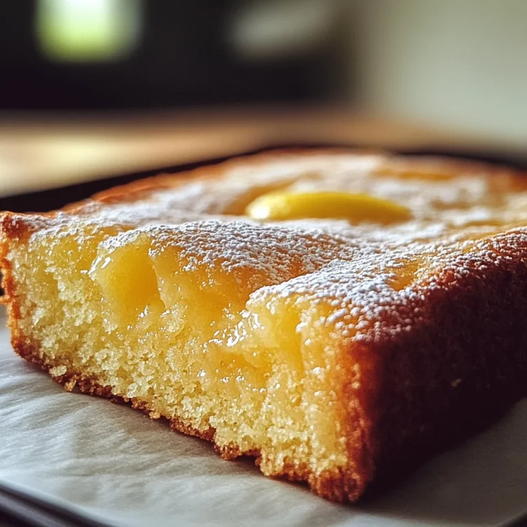 Gâteau 12 Cuillères à Soupe au Citron