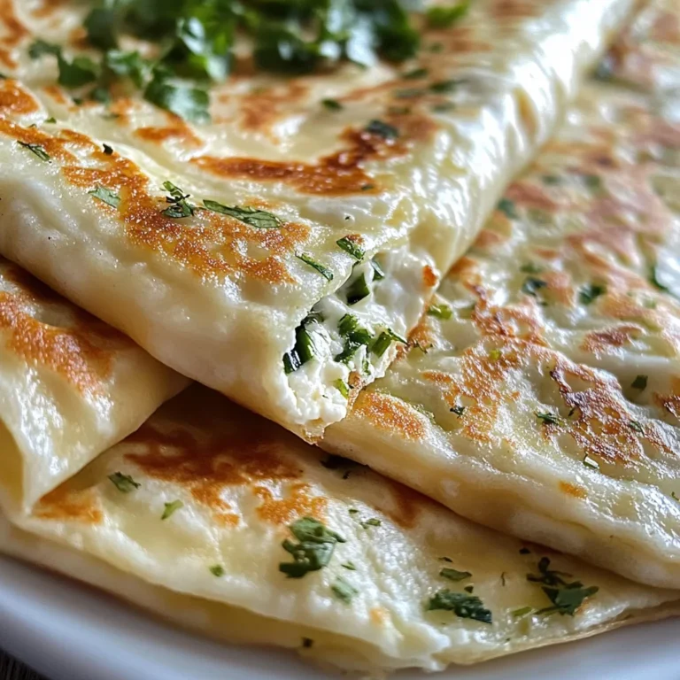 Gozleme turc fromage et herbes