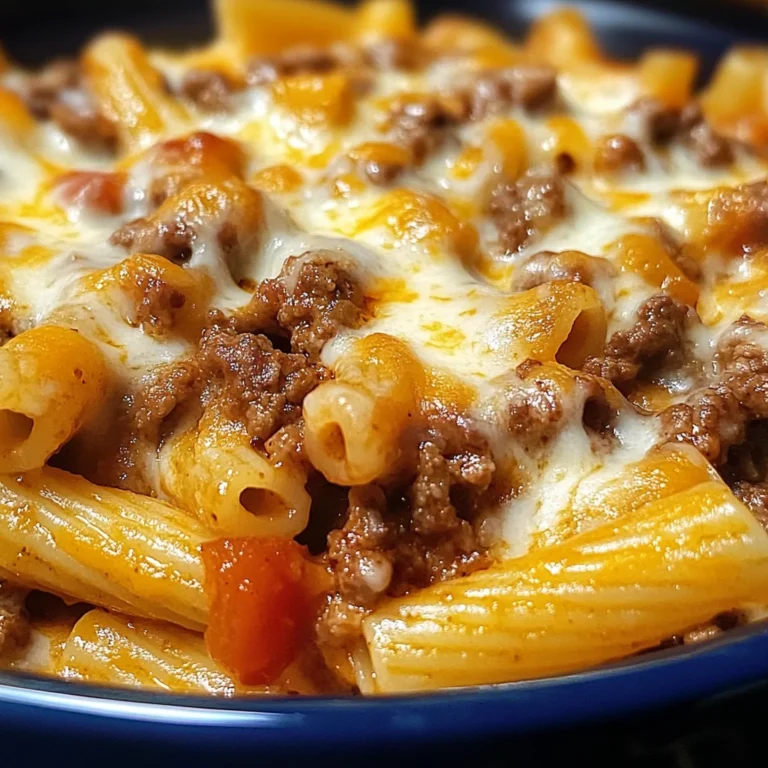 Gratin Pâtes Bœuf