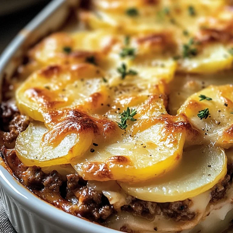 Gratin de Pommes de Terre et Bœuf Haché