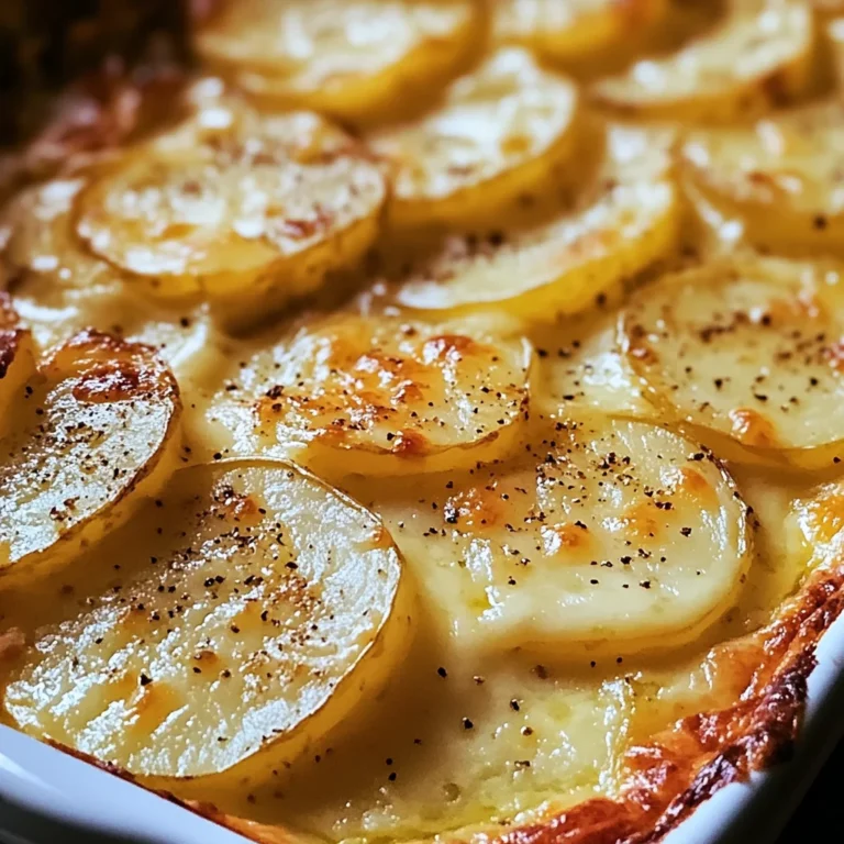 Gratin de pommes de terre crémeux