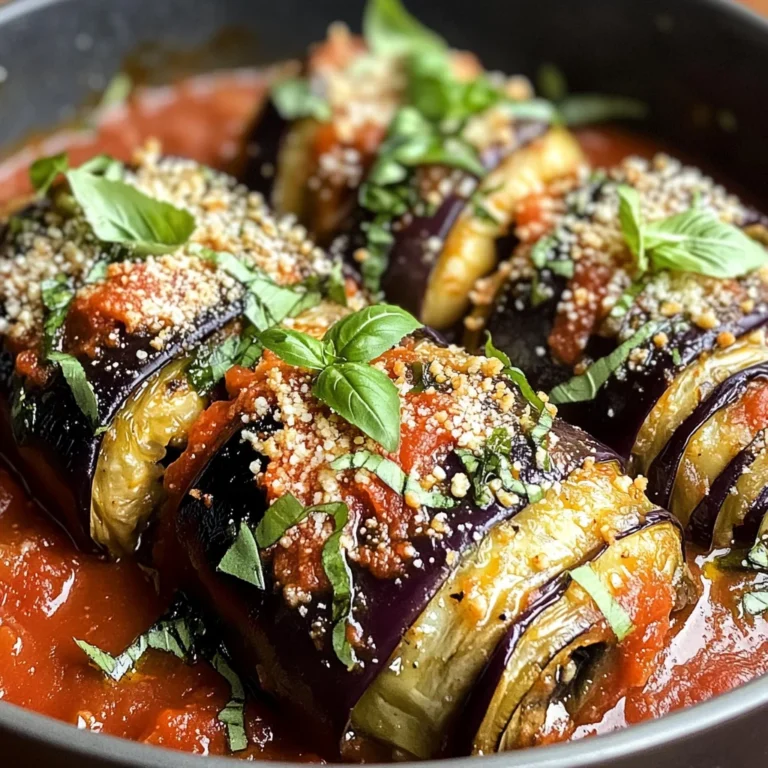Involtini d'aubergines à la ricotta