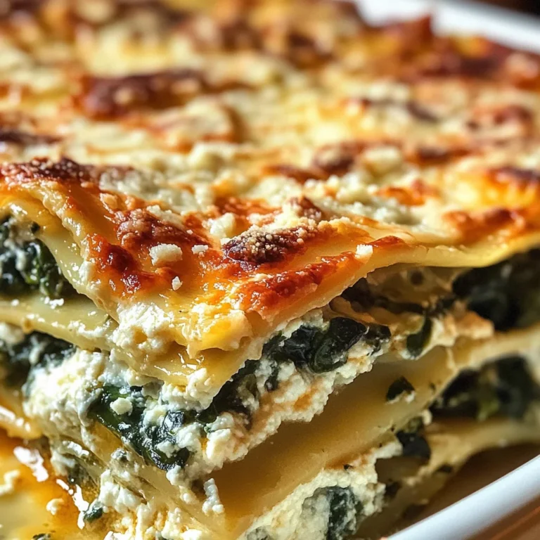 Lasagnes Épinards Ricotta