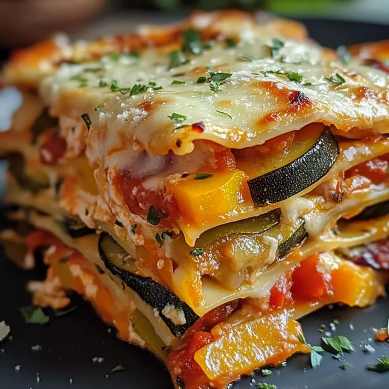 Lasagnes aux légumes d'été
