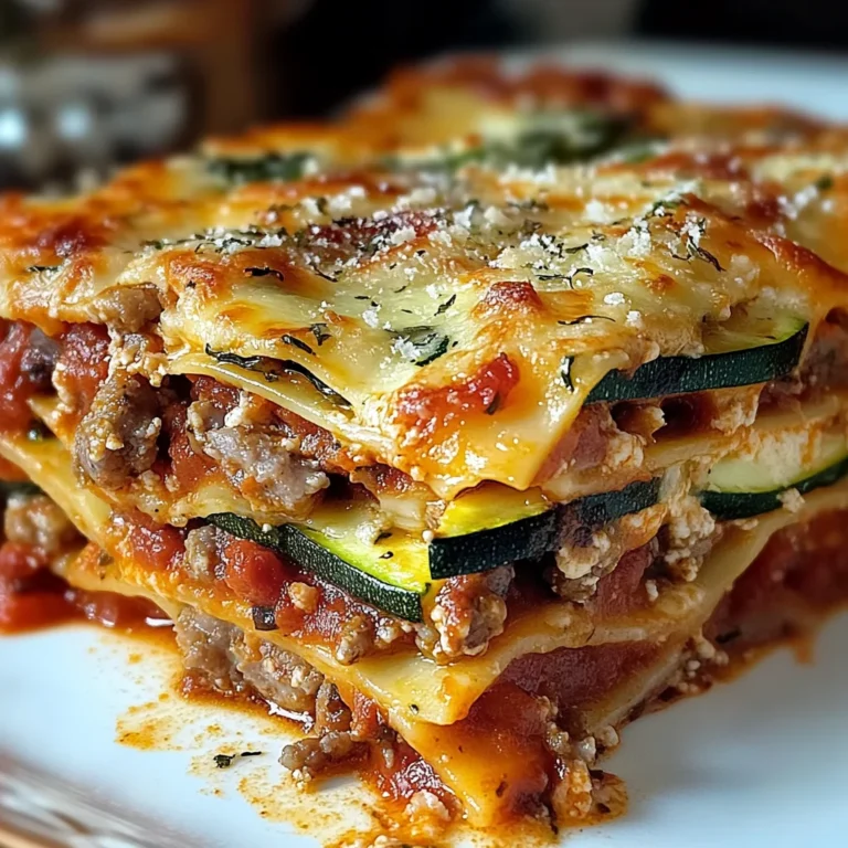Lasagnes courgettes chair à saucisse