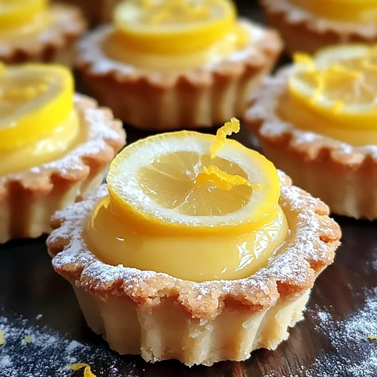 Mini tartelettes citron maison