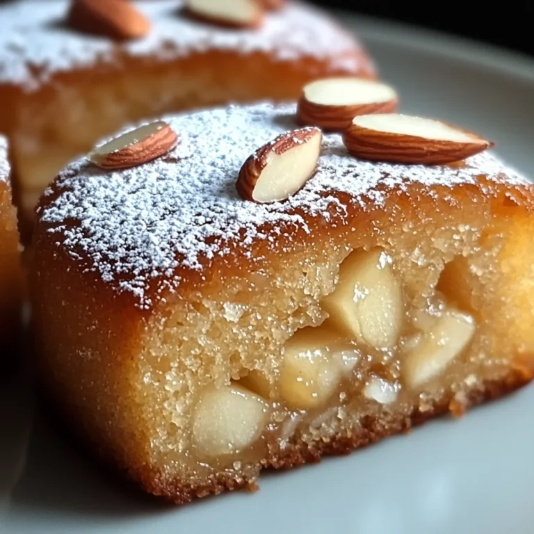 Moelleux aux amandes et compote de pommes
