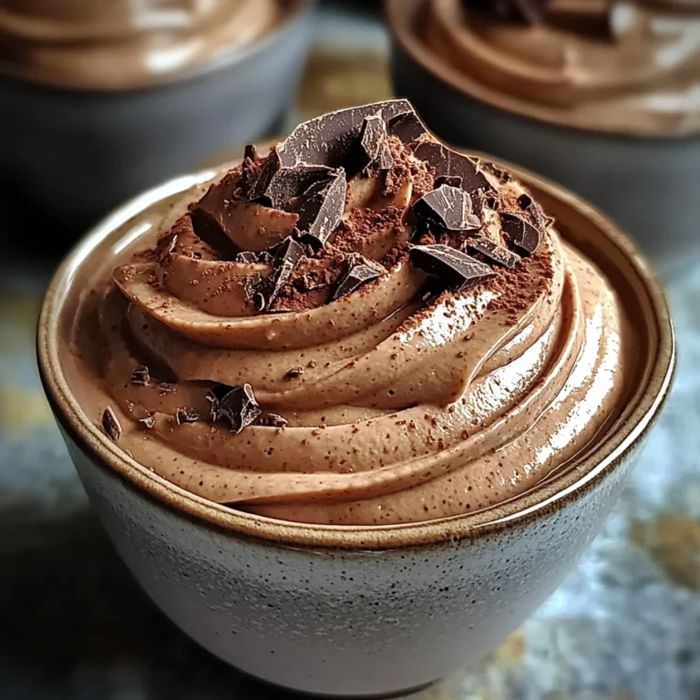 Mousse Mascarpone au Chocolat