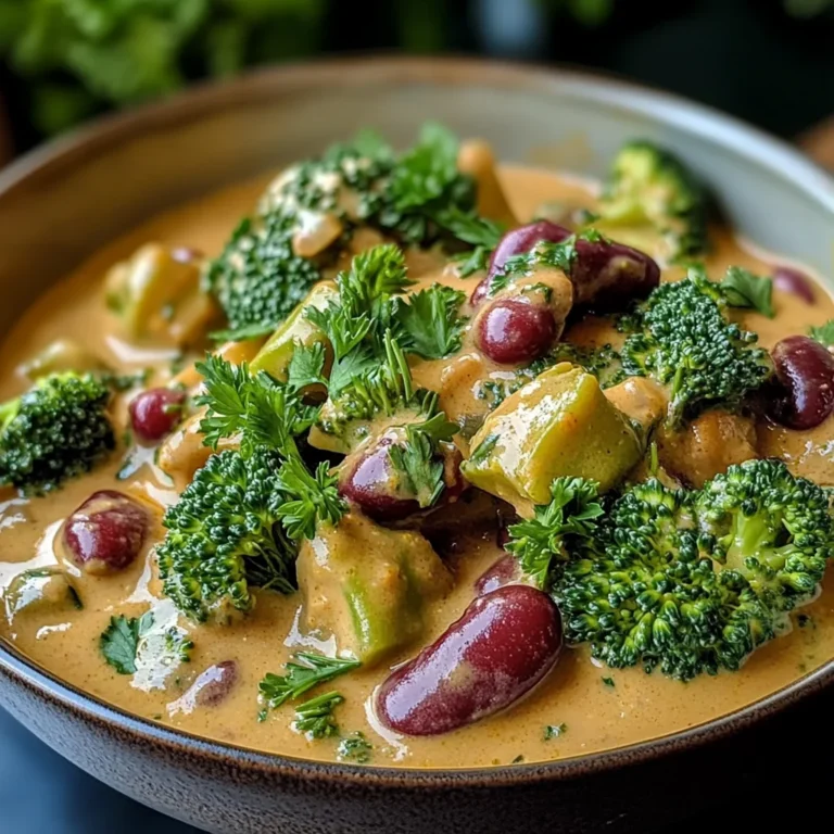 Plat végétal crémeux et gourmand