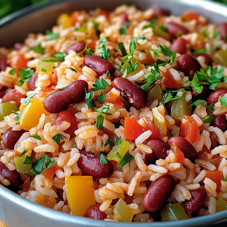 Riz Cajun aux Haricots Rouges