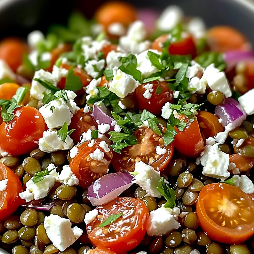 Salade Croquante de Lentilles & Feta