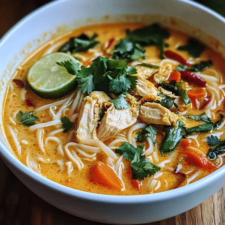 Soupe Thaï Délicieuse et Épicée