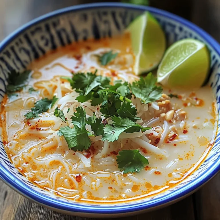 Soupe thaïe légère et parfumée