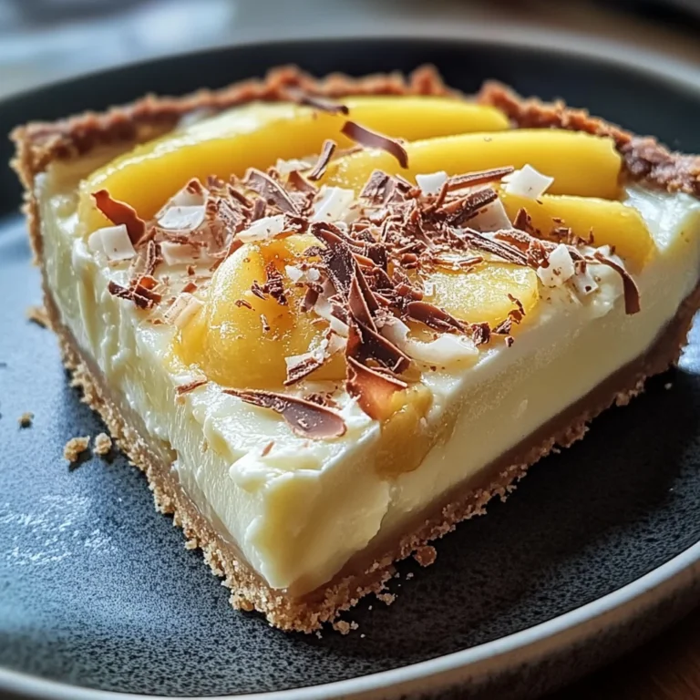 Tarte Paradisiaque à la Crème Coco