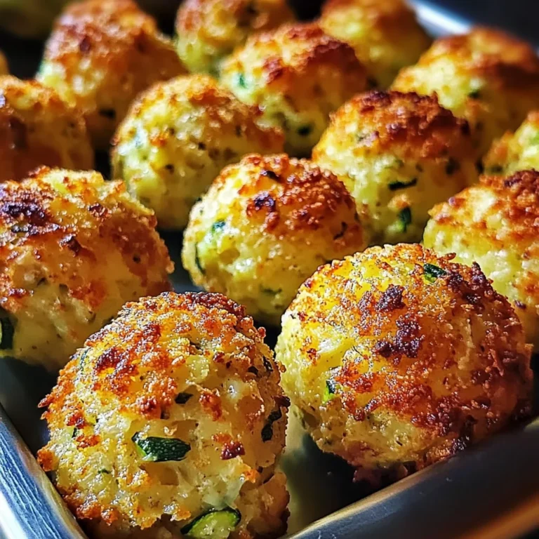 Boulettes de Courgettes au Four