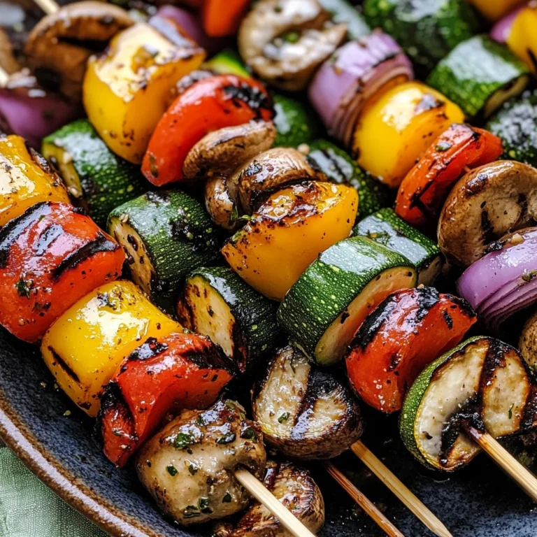 Brochettes de Légumes Grillés