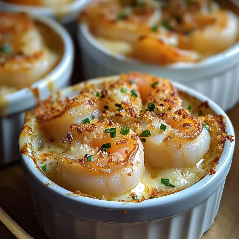 Cassolettes de Saint-Jacques et Crevettes