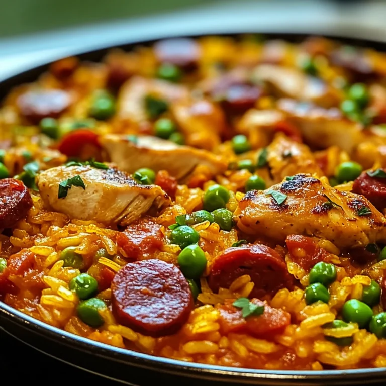 Recette de paella au poulet et chorizo : un plat savoureux à partager