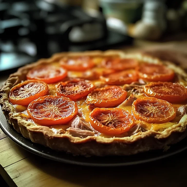 Tarte Thon Tomate et Moutarde : Une Recette Savoureuse et Facile à Réaliser