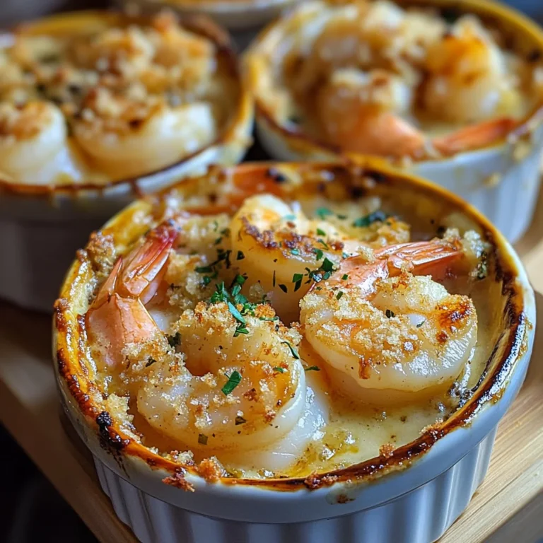 Cassolettes de Saint-Jacques et Crevettes