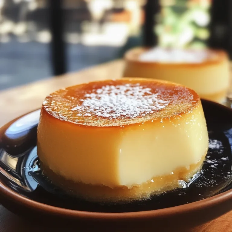 Délices d'œufs au lait à la noix de coco 