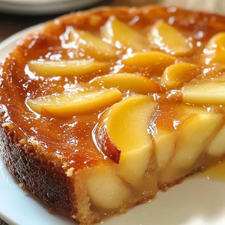 Gâteau flan aux pommes