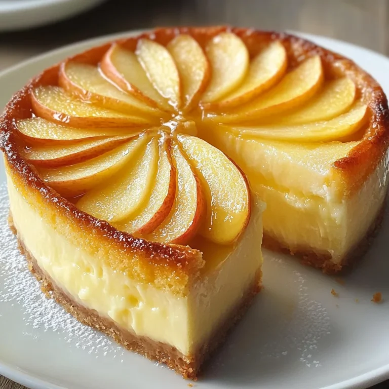 Gâteau flan aux pommes