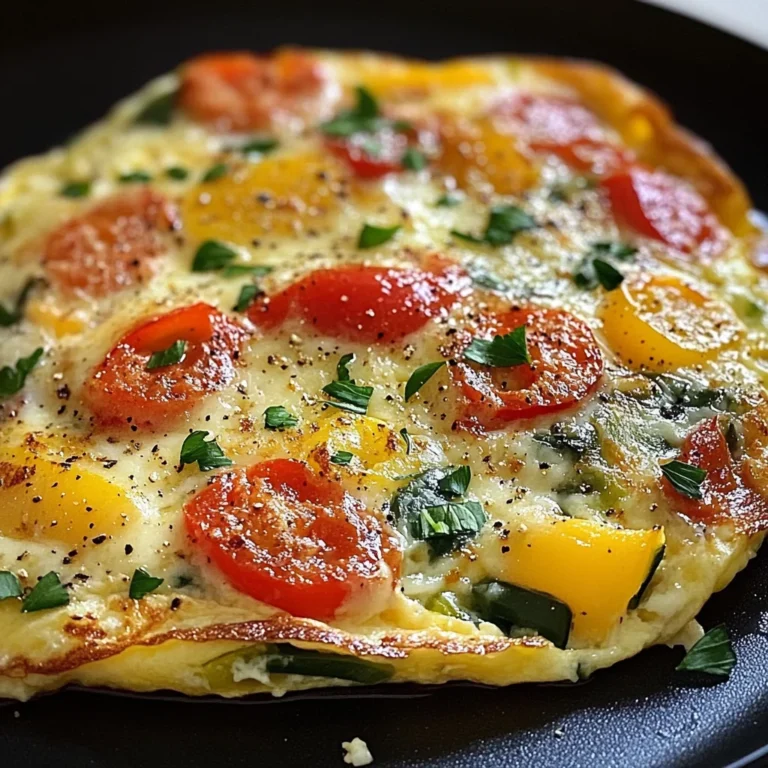 Omelette aux Légumes : Un Délice Coloré et Nutrissant