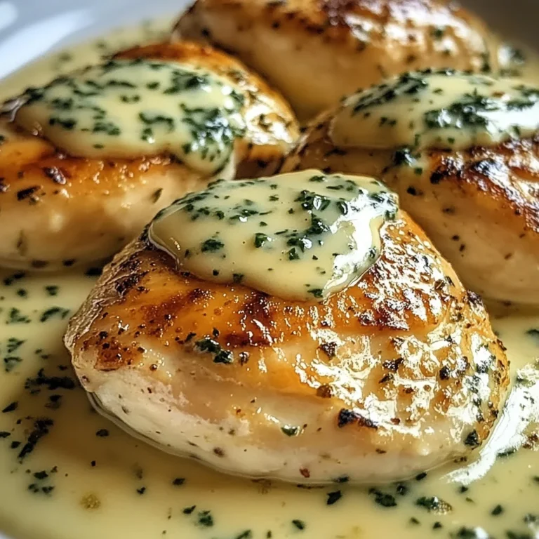 Poulet Sauce Boursin à l’Ail et Fines Herbes