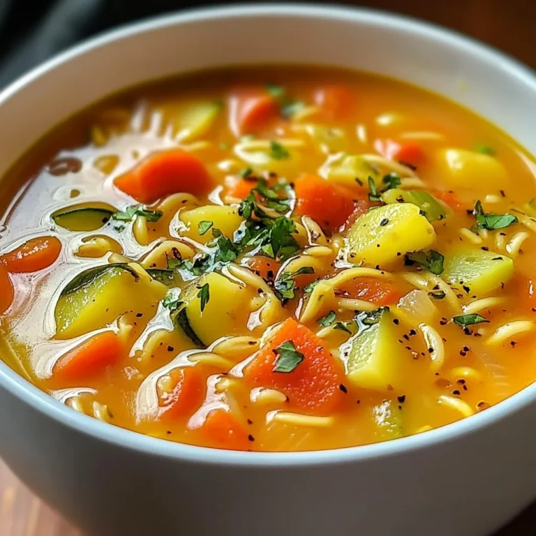 Soupe de Dernière Minute (Rapide et Savoureuse !)