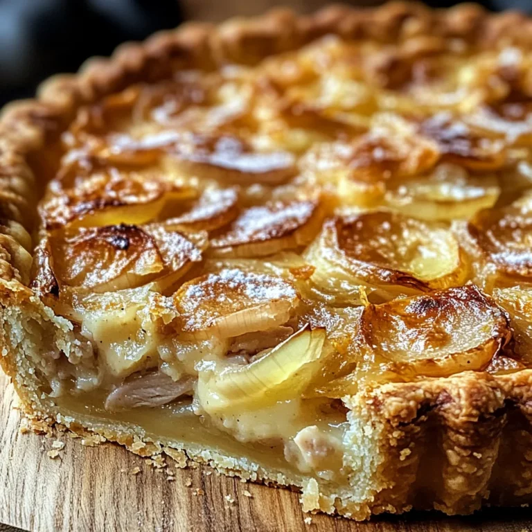 Tarte à l’Oignon Alsacienne : Une Recette Gourmande et Réconfortante