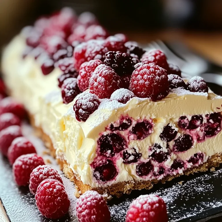 Bûche de Noël au Mascarpone, Chocolat Blanc et Framboises