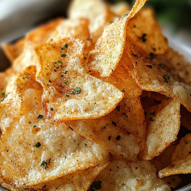 Chips de fromage blanc croustillantes