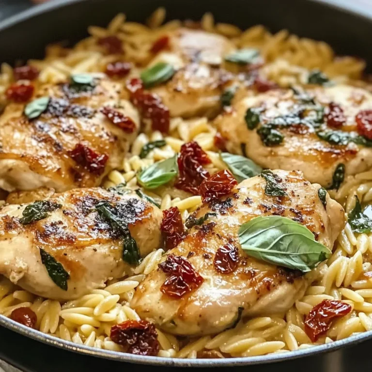 Poulet et Orzo en Cocotte