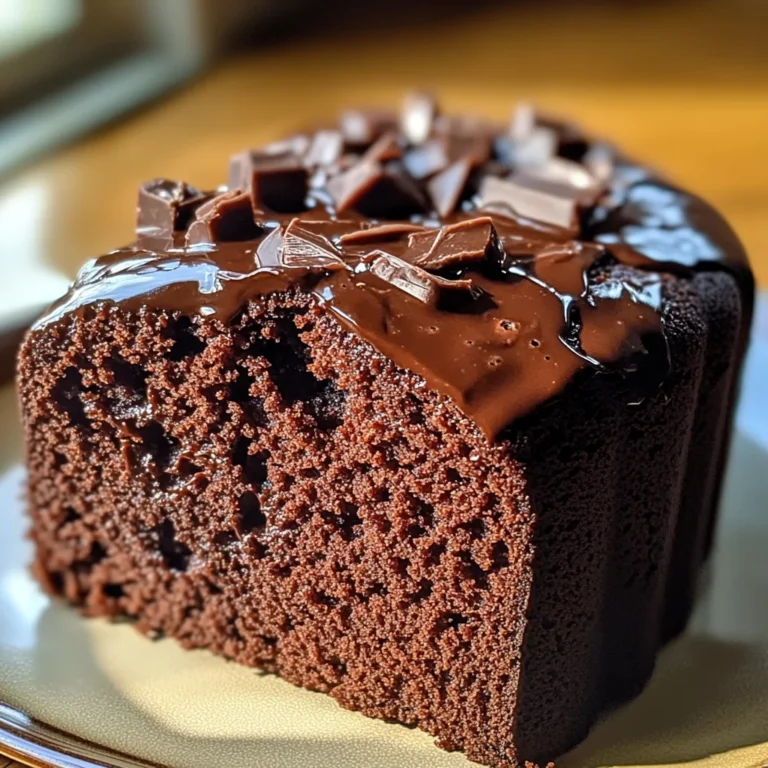 Quatre-Quarts au Chocolat Moelleux et Fondant